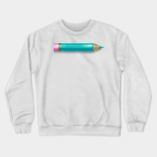 Turquoise Pencil Crewneck Sweatshirt